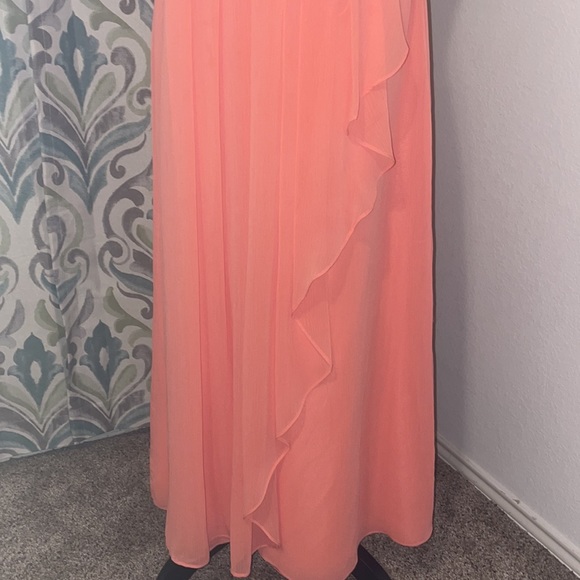 David’s Bridal Coral Reef Dress Sz 10 - Picture 3 of 10